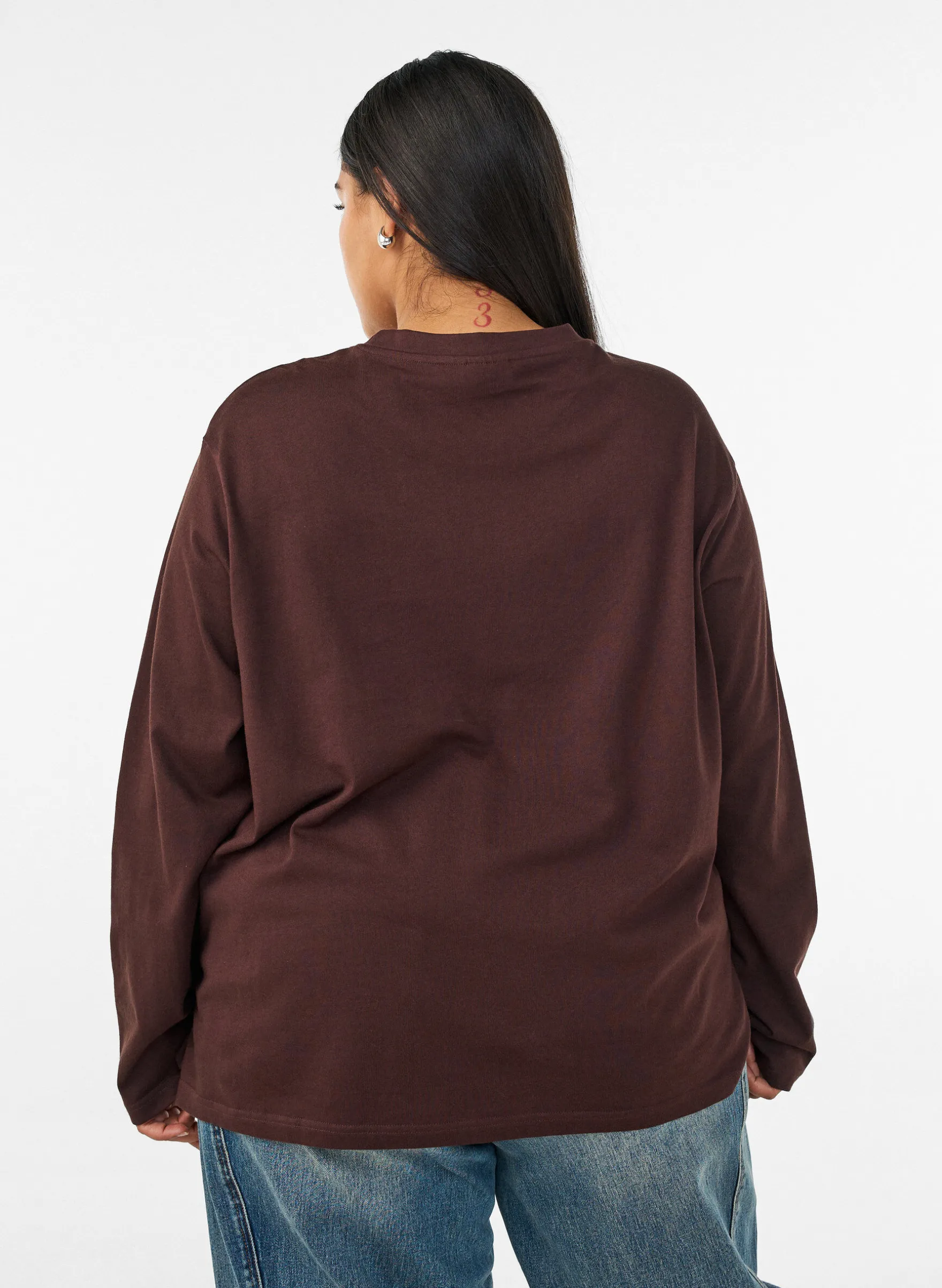 Basic T-Shirt mit langen Ärmeln