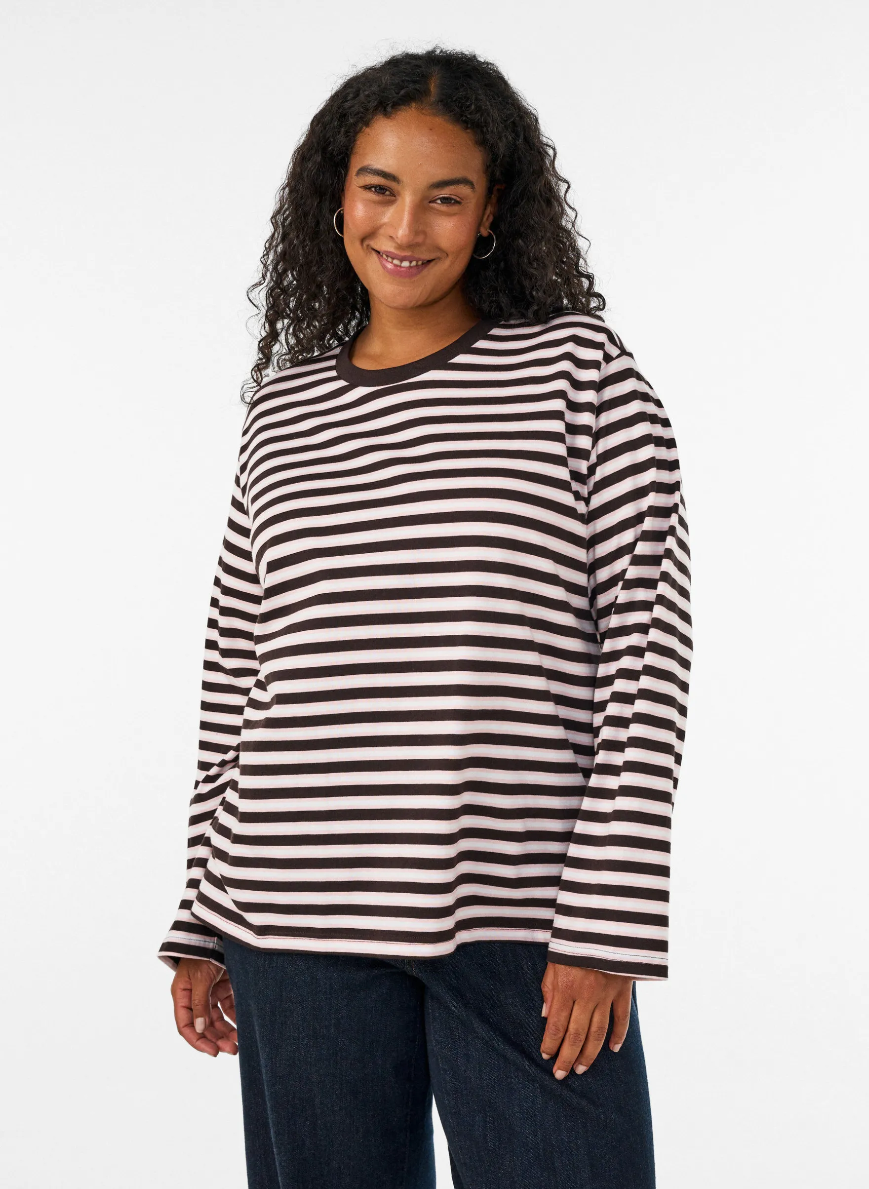 Basic T-Shirt mit langen Ärmeln
