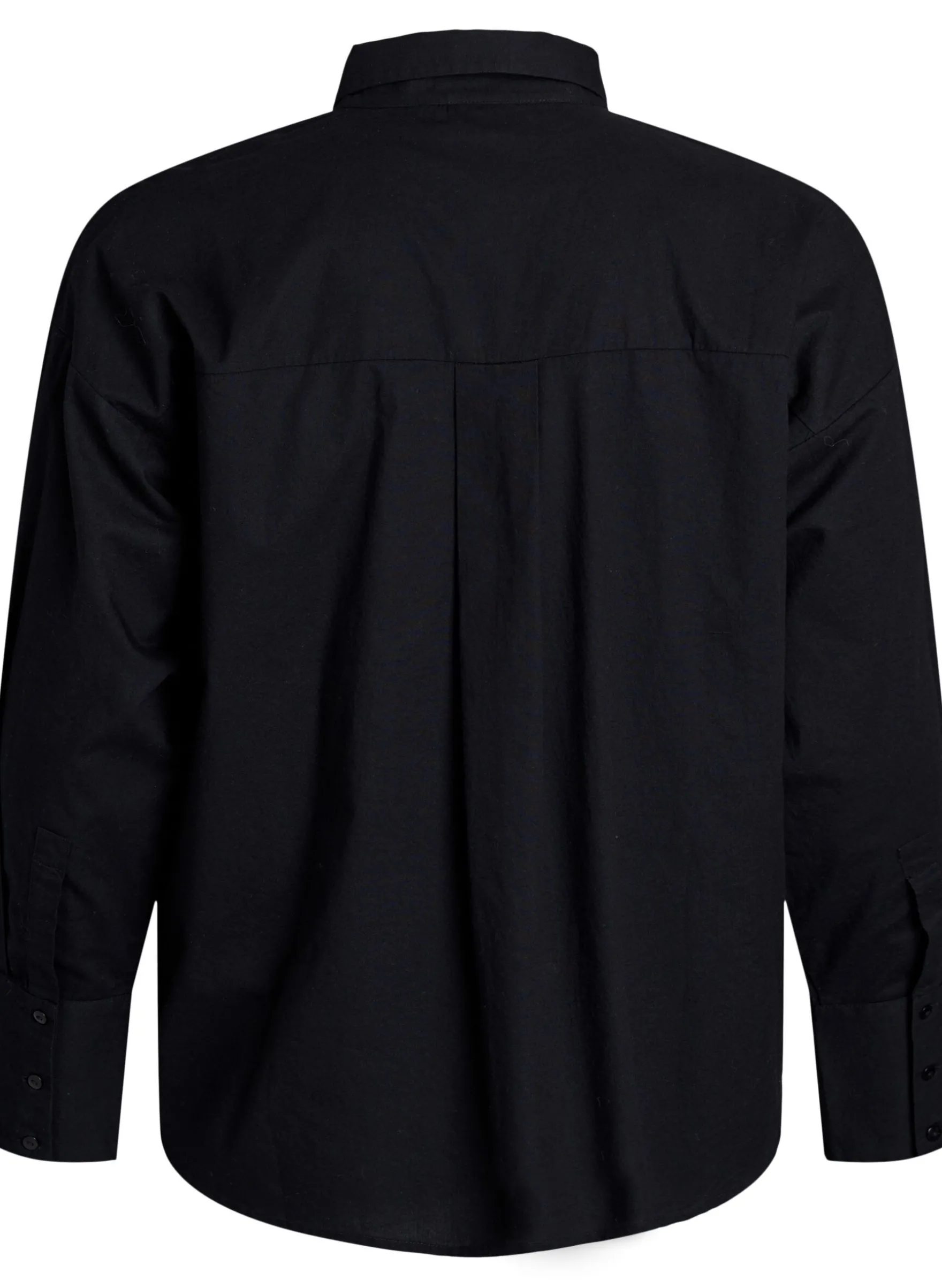 Baumwollbluse mit Ton-in-Ton-Blumenstickerei