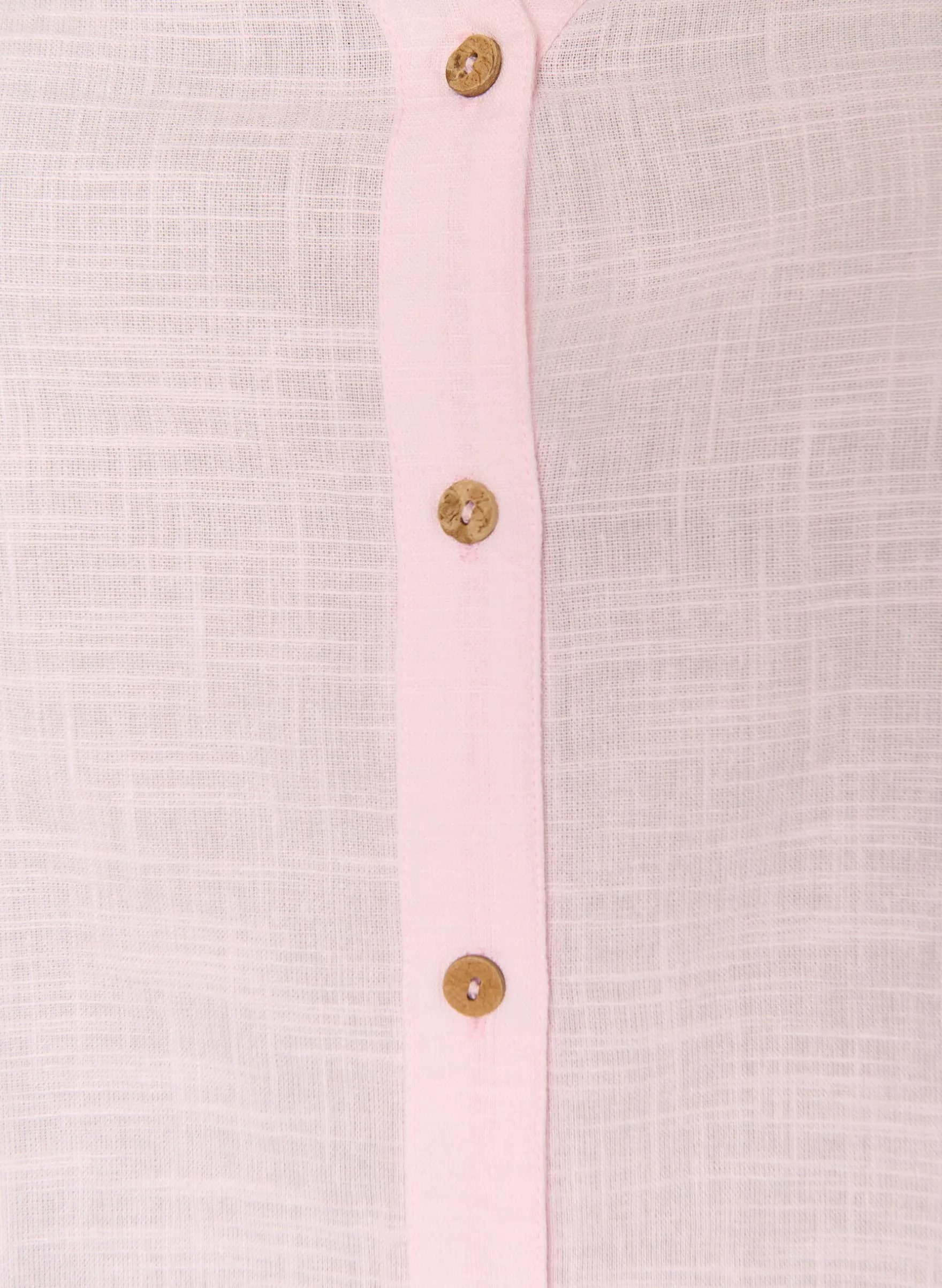 Baumwollbluse mit V-Ausschnitt