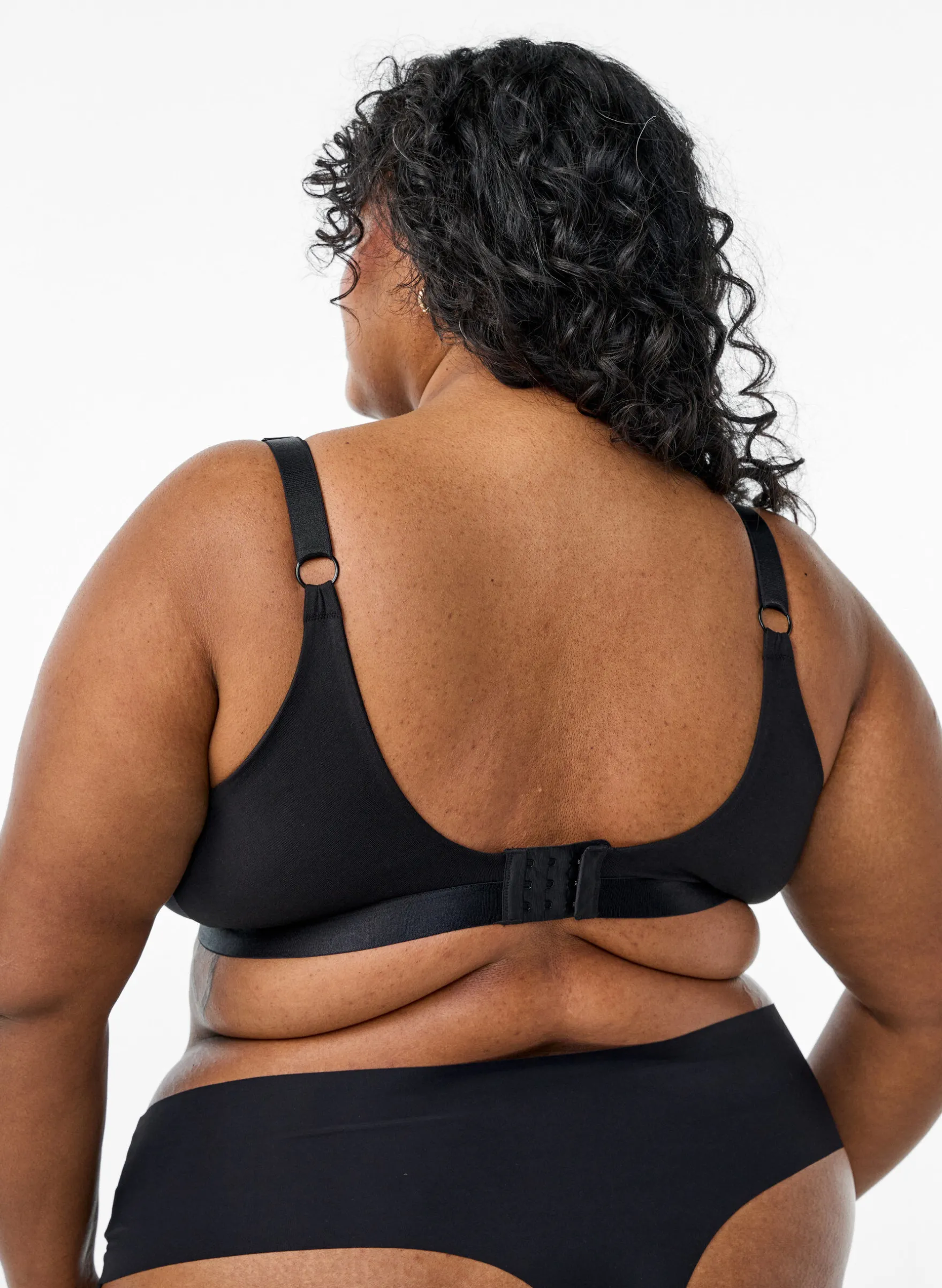Baumwoll-Bralette mit Spitze