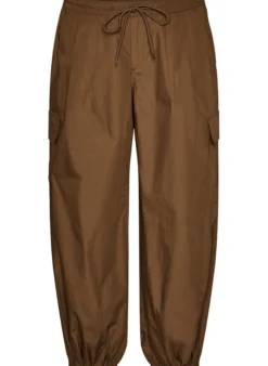 Baumwoll-Cargohose mit Ballonbein