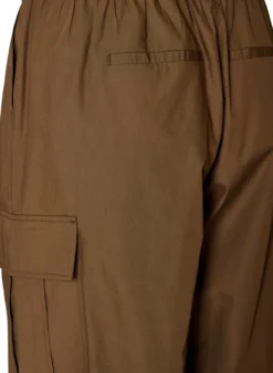 Baumwoll-Cargohose mit Ballonbein