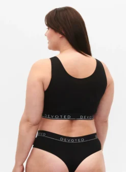 Baumwoll-G-String mit regulärer Taille