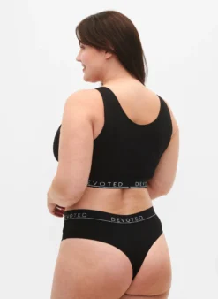 Baumwoll-G-String mit regulärer Taille