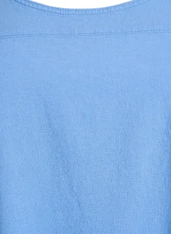 Baumwollkleid mit kurzen Ärmeln