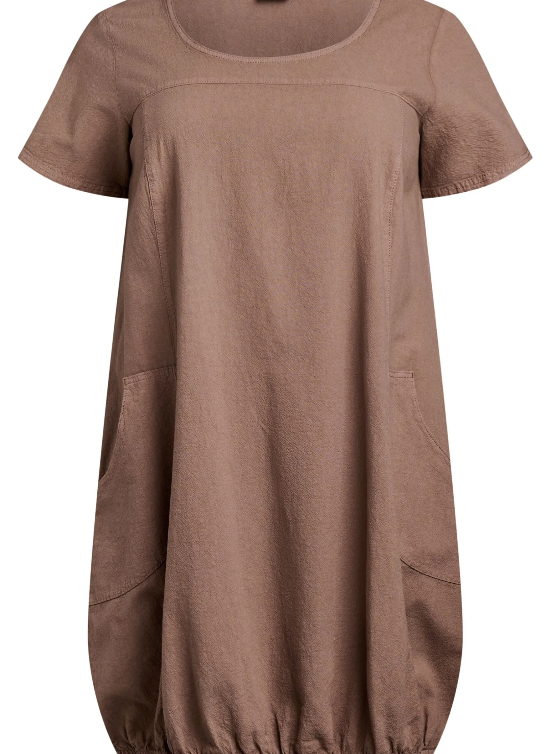 Baumwollkleid mit kurzen Ärmeln