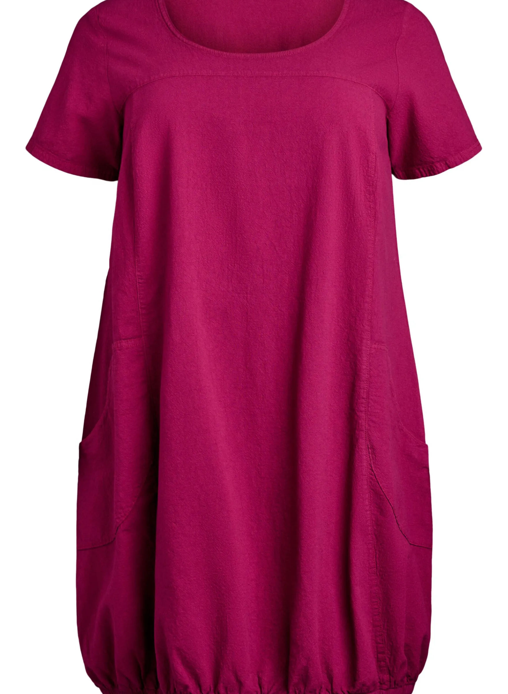 Baumwollkleid mit kurzen Ärmeln