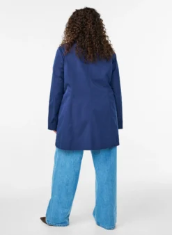 Übergangsjacke mit Taschen und hohem Kragen