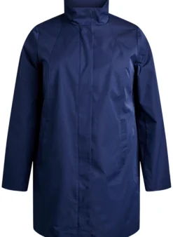 Übergangsjacke mit Taschen und hohem Kragen