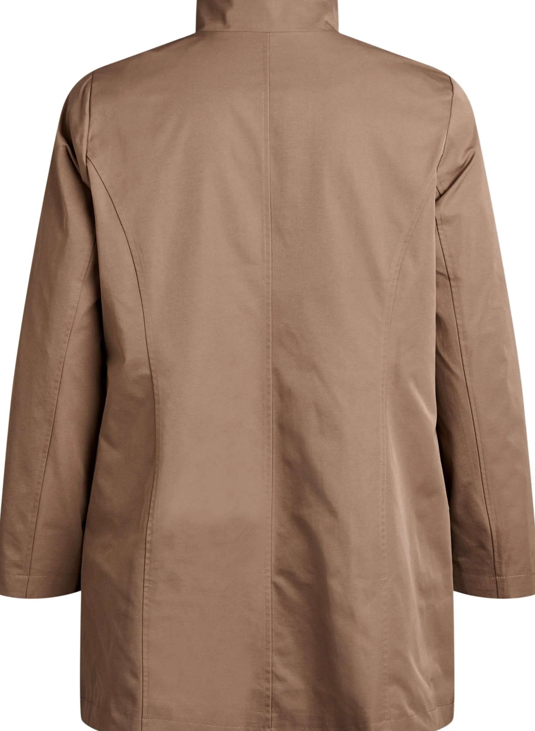 Übergangsjacke mit Taschen und hohem Kragen