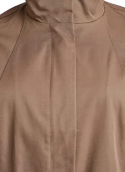 Übergangsjacke mit Taschen und hohem Kragen