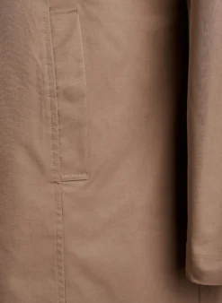 Übergangsjacke mit Taschen und hohem Kragen
