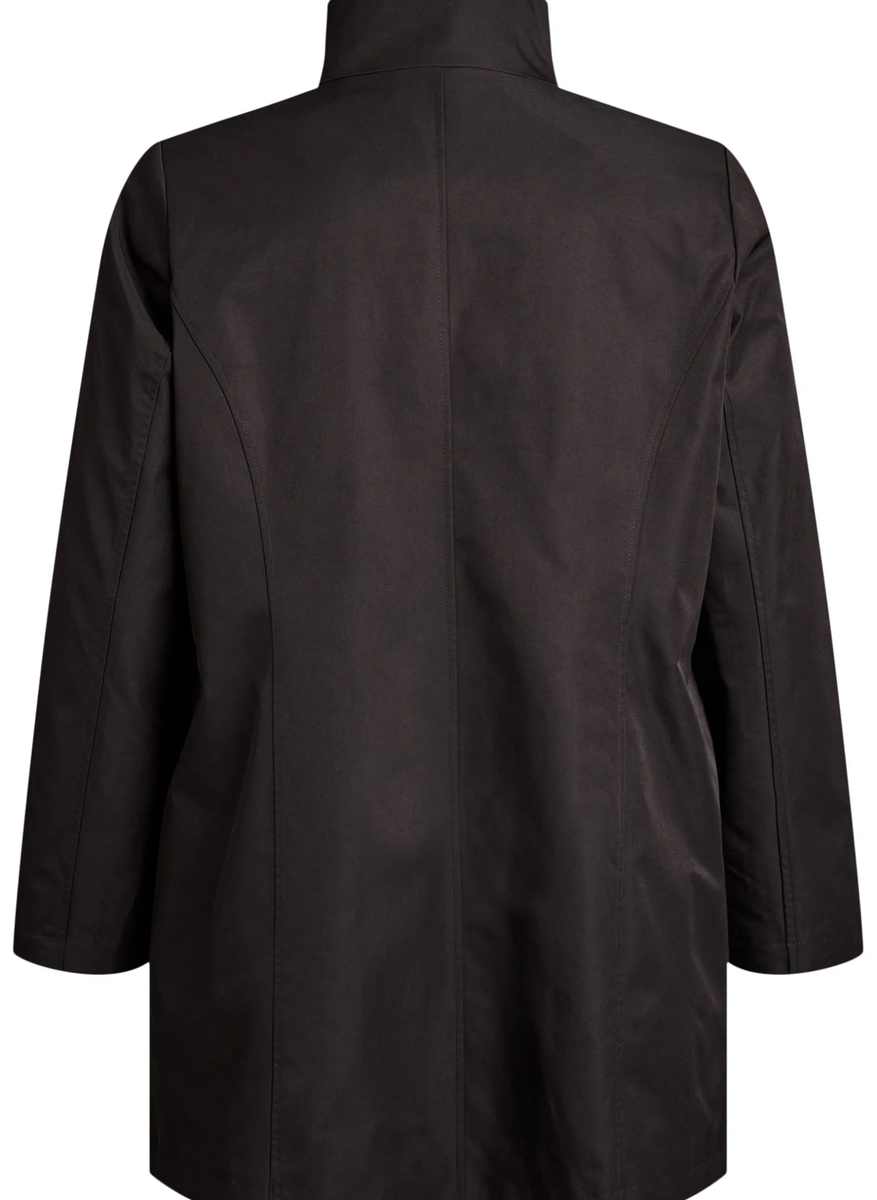 Übergangsjacke mit Taschen und hohem Kragen