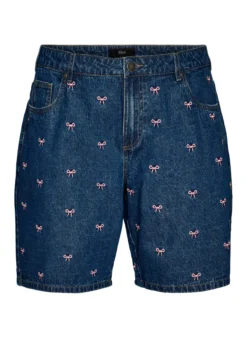 Bestickte Denimshorts