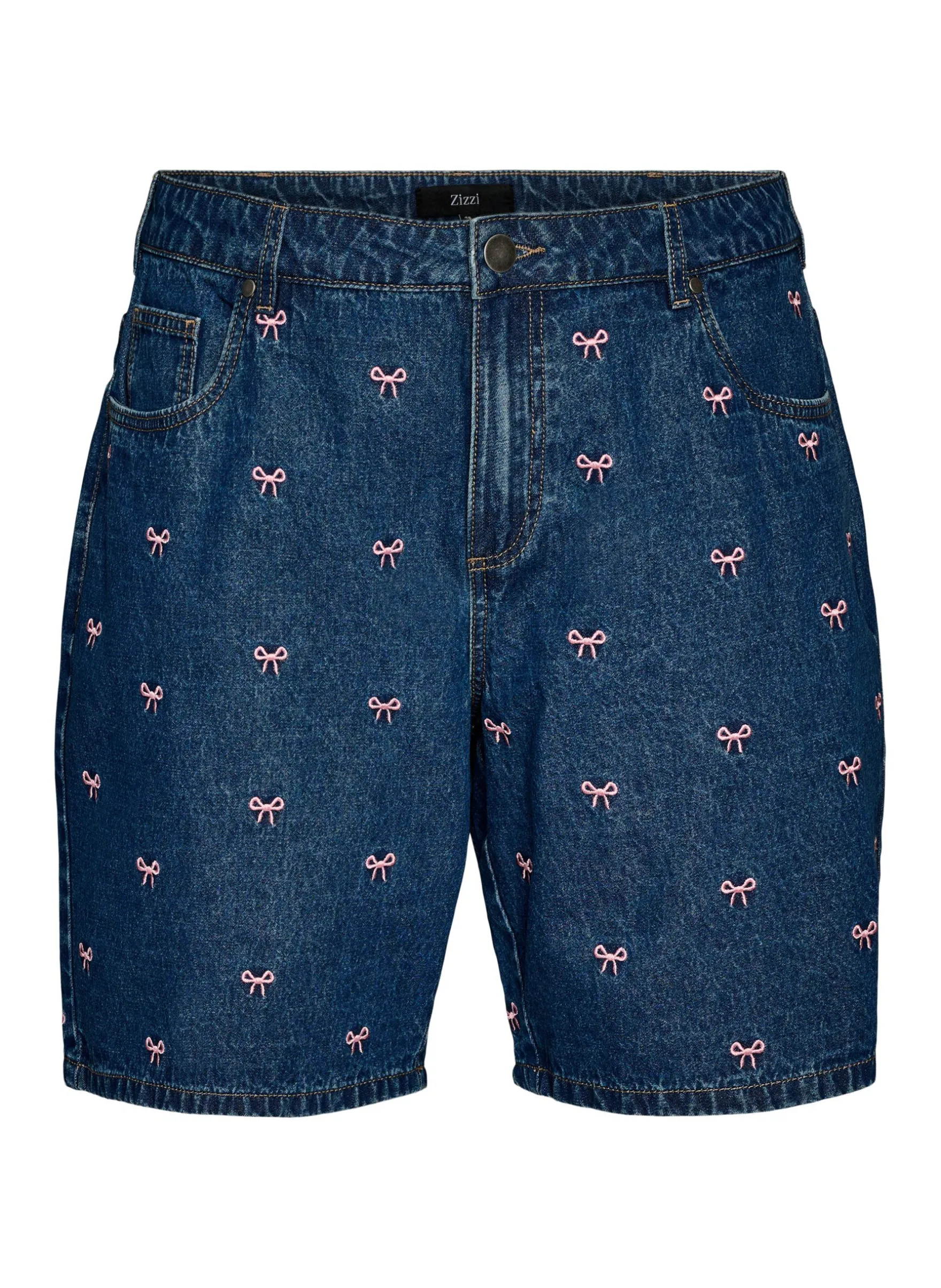 Bestickte Denimshorts