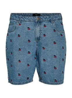 Bestickte Denimshorts
