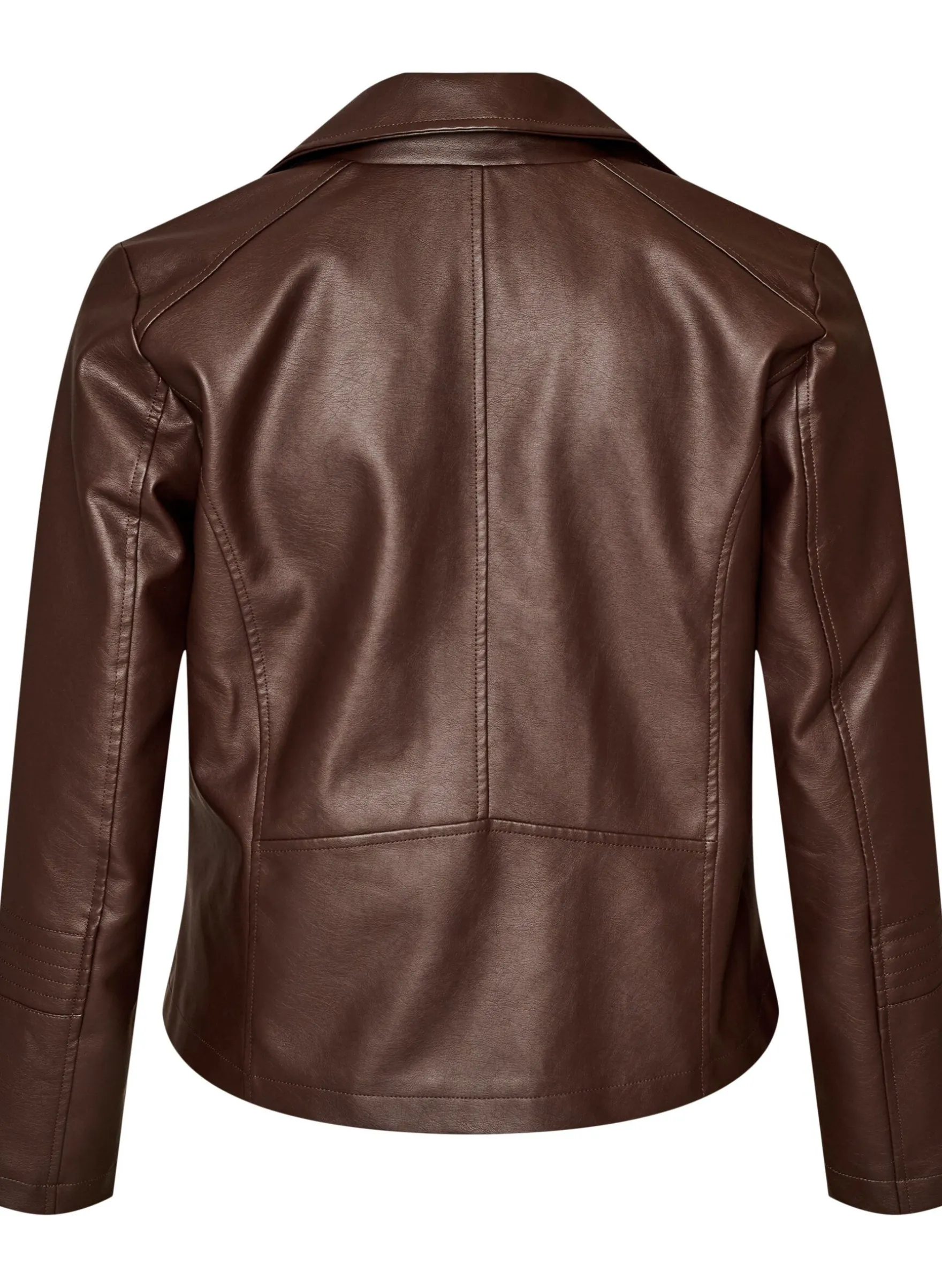 Bikerjacke aus Kunstleder