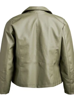 Bikerjacke aus Kunstleder