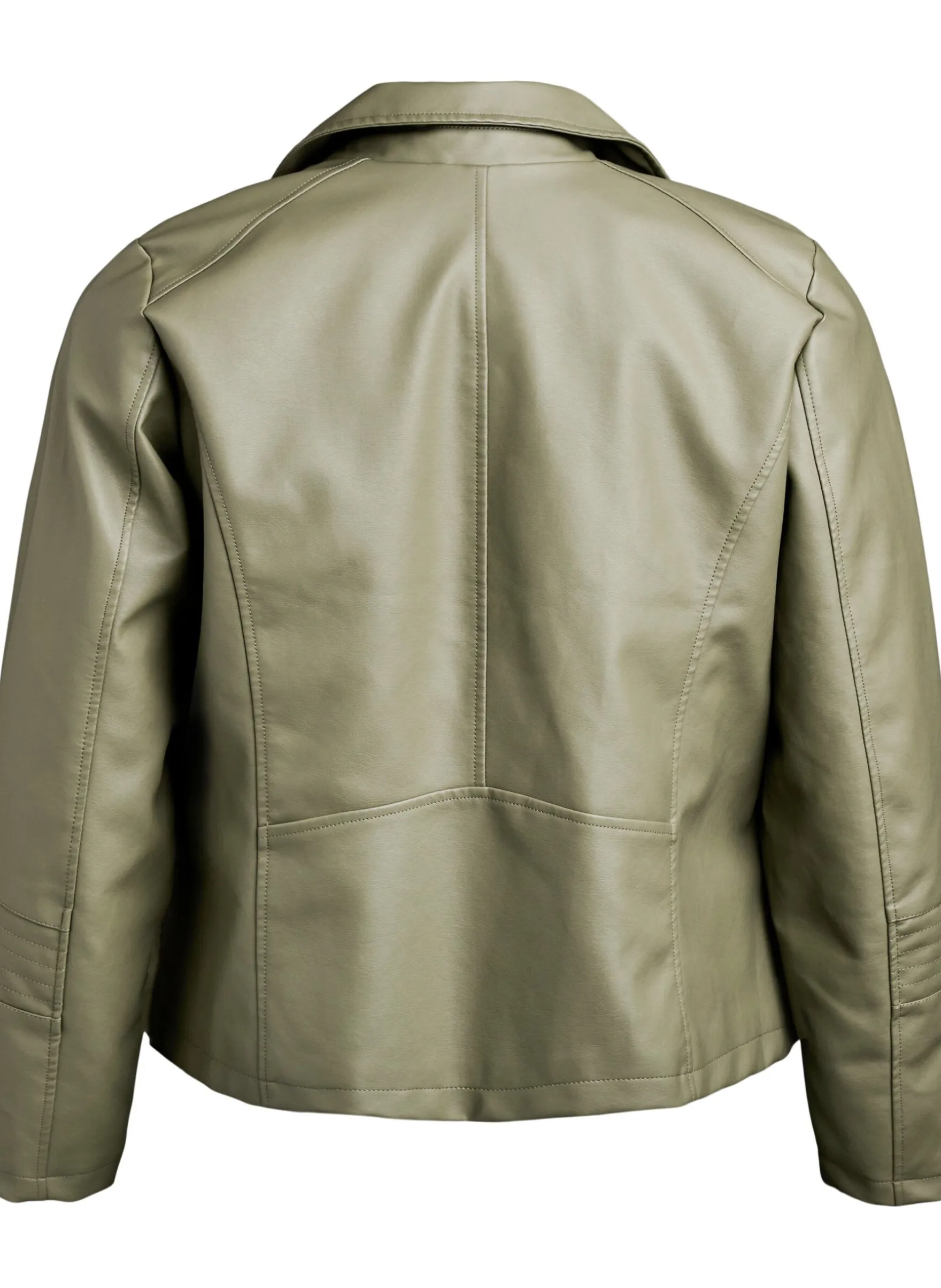 Bikerjacke aus Kunstleder