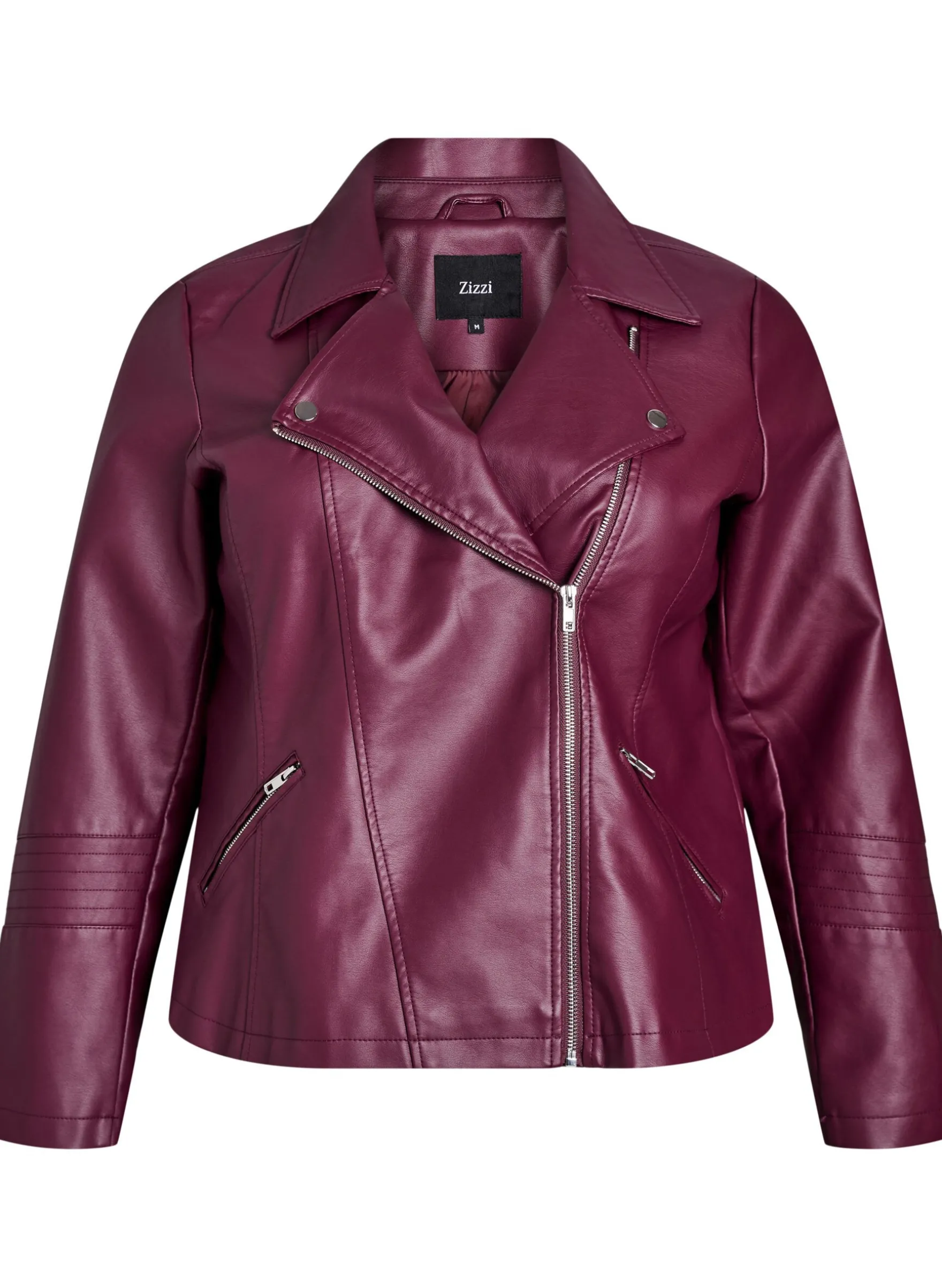 Bikerjacke aus Kunstleder