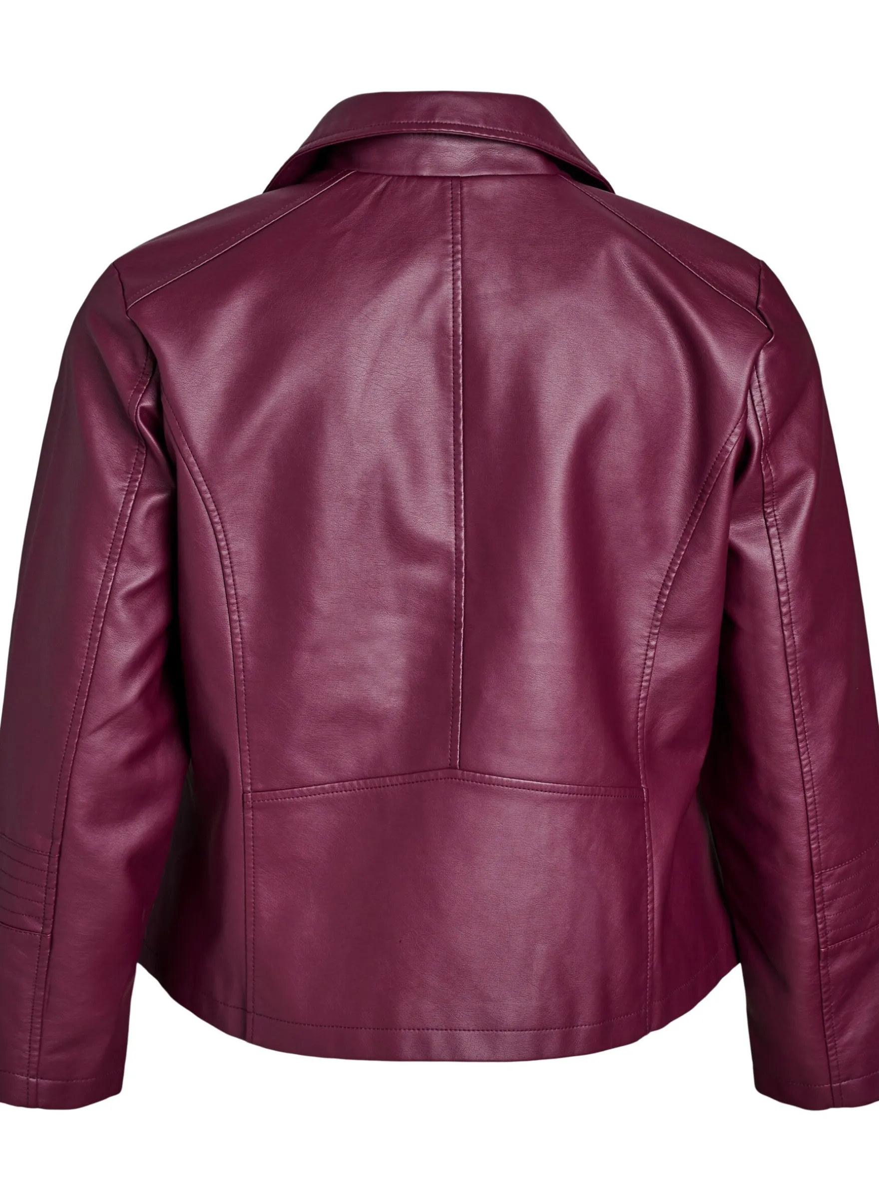 Bikerjacke aus Kunstleder