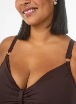 Bikini-BH mit Bügel und Drapierung