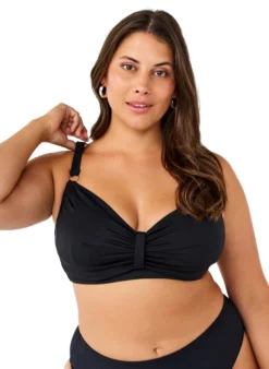 Bikini-BH mit Bügel und Drapierung