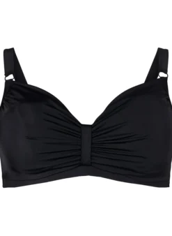 Bikini-BH mit Bügel und drapiertem Stoff