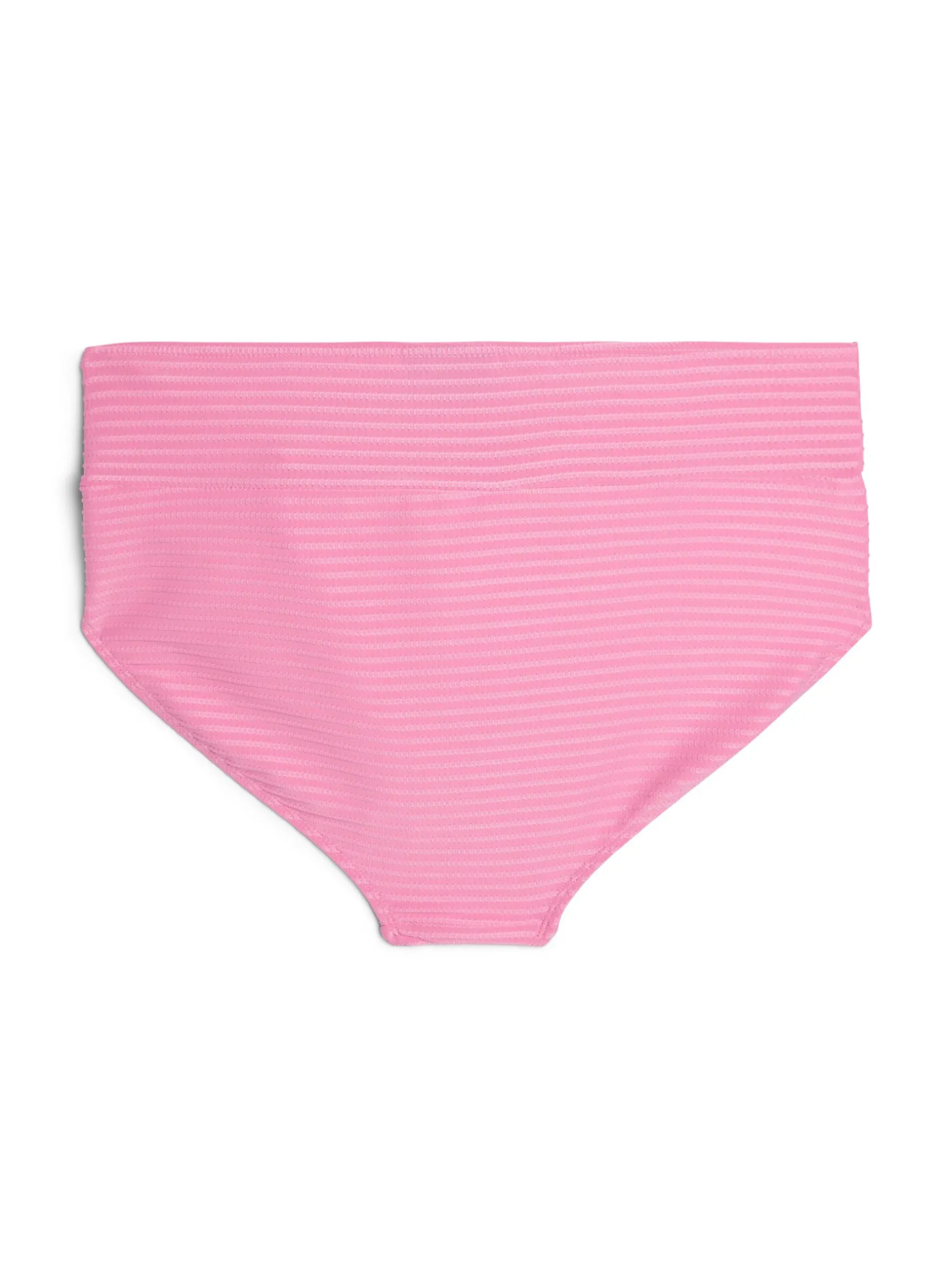 Bikinihose mit hoher Taille und Überkreuz-Details