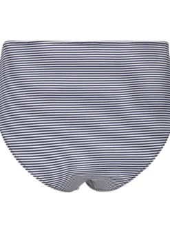 Bikinihose mit Streifenmuster und normaler Taille