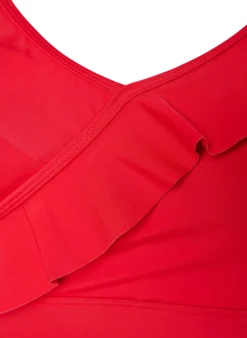 Bikinioberteil mit Rüschen und herausnehmbaren Einsätzen
