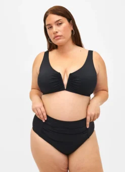 Bikinioberteil mit V-Bügel und herausnehmbaren Pads