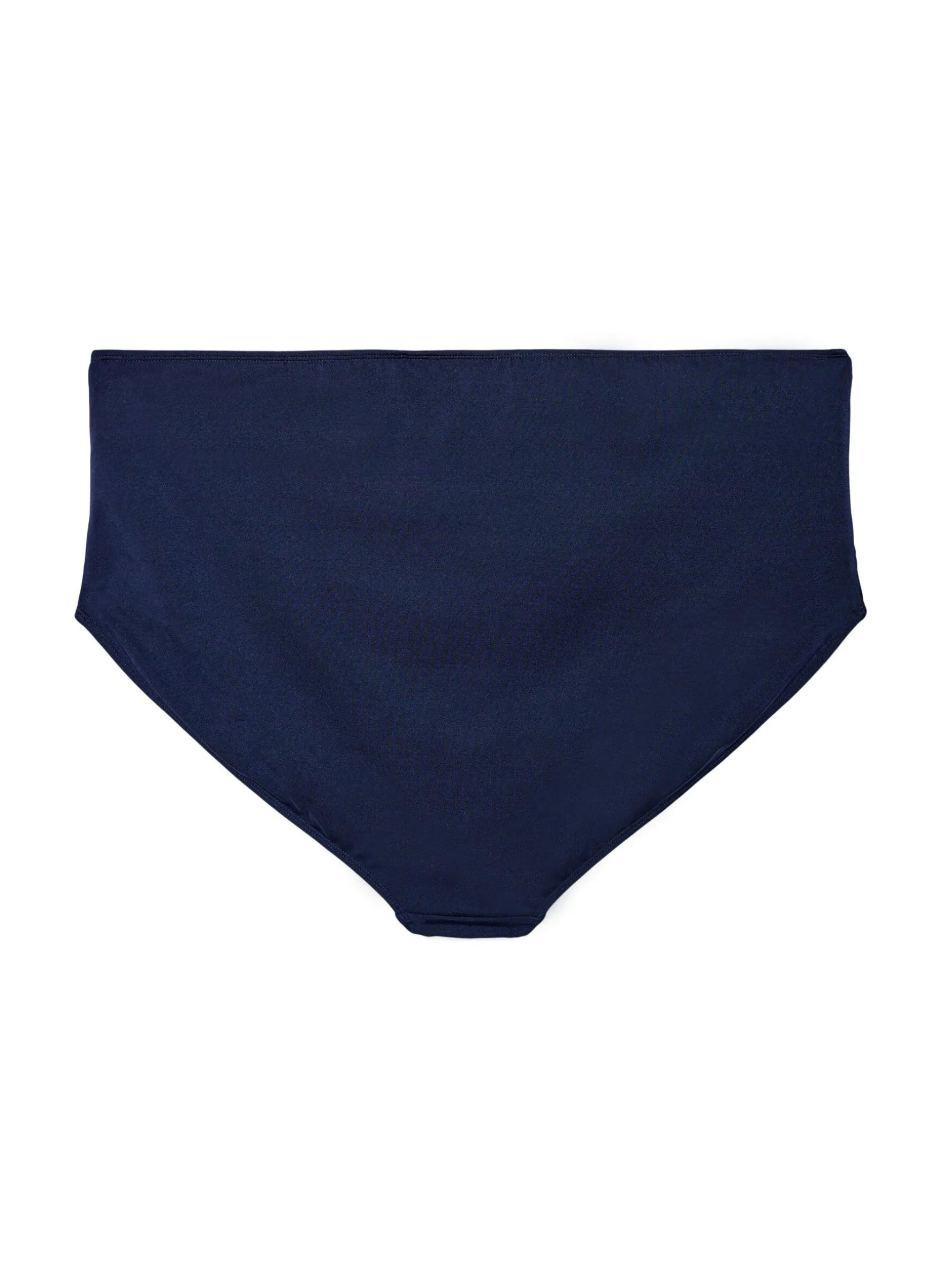 Bikini-Slip mit Drapierung und hoher Taille