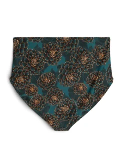 Bikini-Slip mit Print und hoher Taille