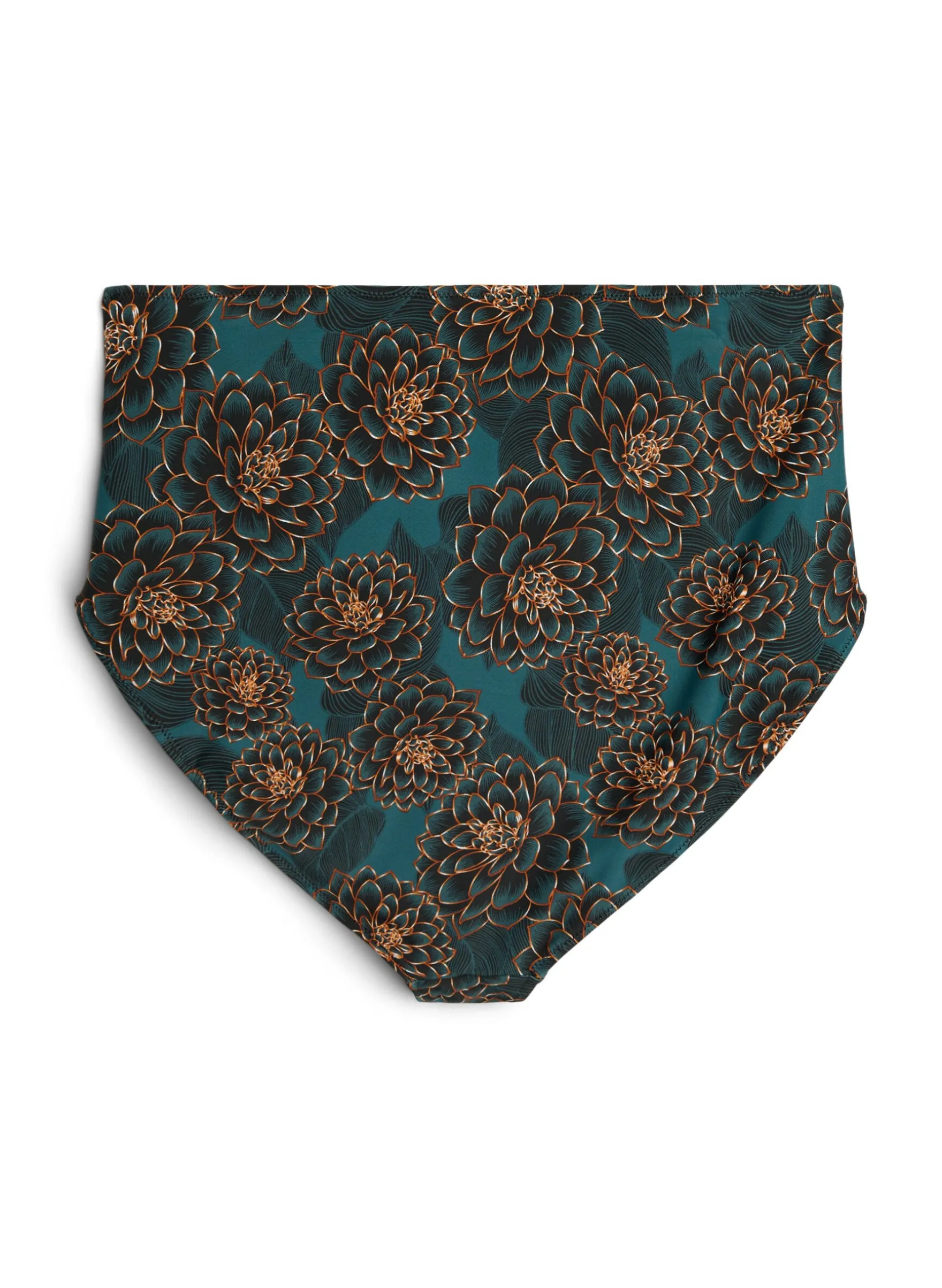 Bikini-Slip mit Print und hoher Taille