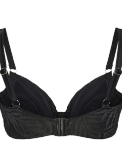 Bikini Top aus strukturiertem Mesh mit herausnehmbaren Einlagen