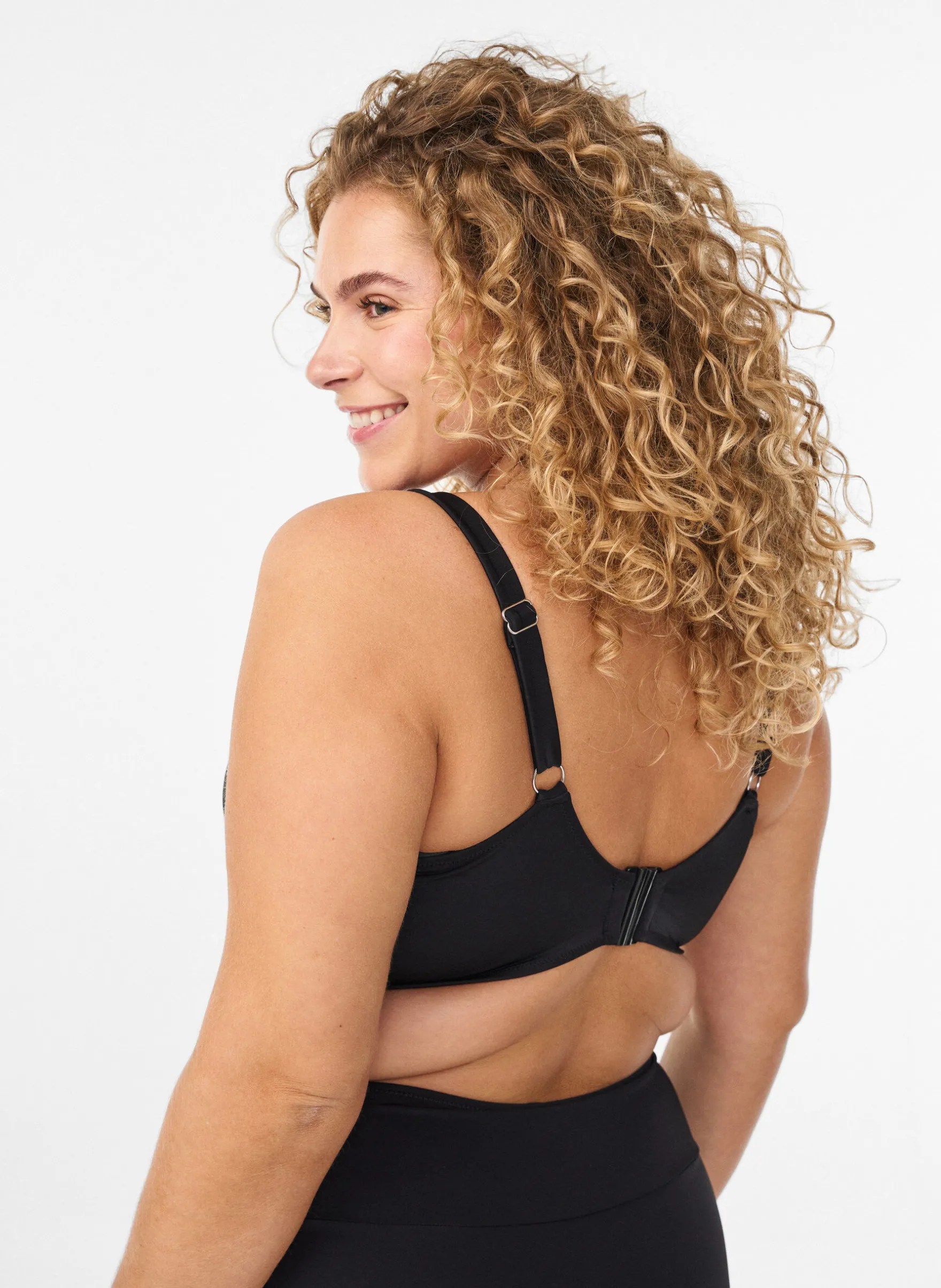 Bikini-Top mit Bänderdetail