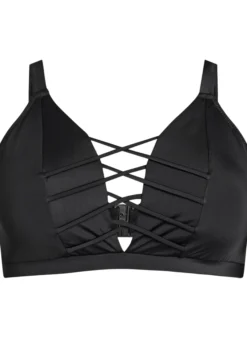 Bikini-Top mit Bänderdetail