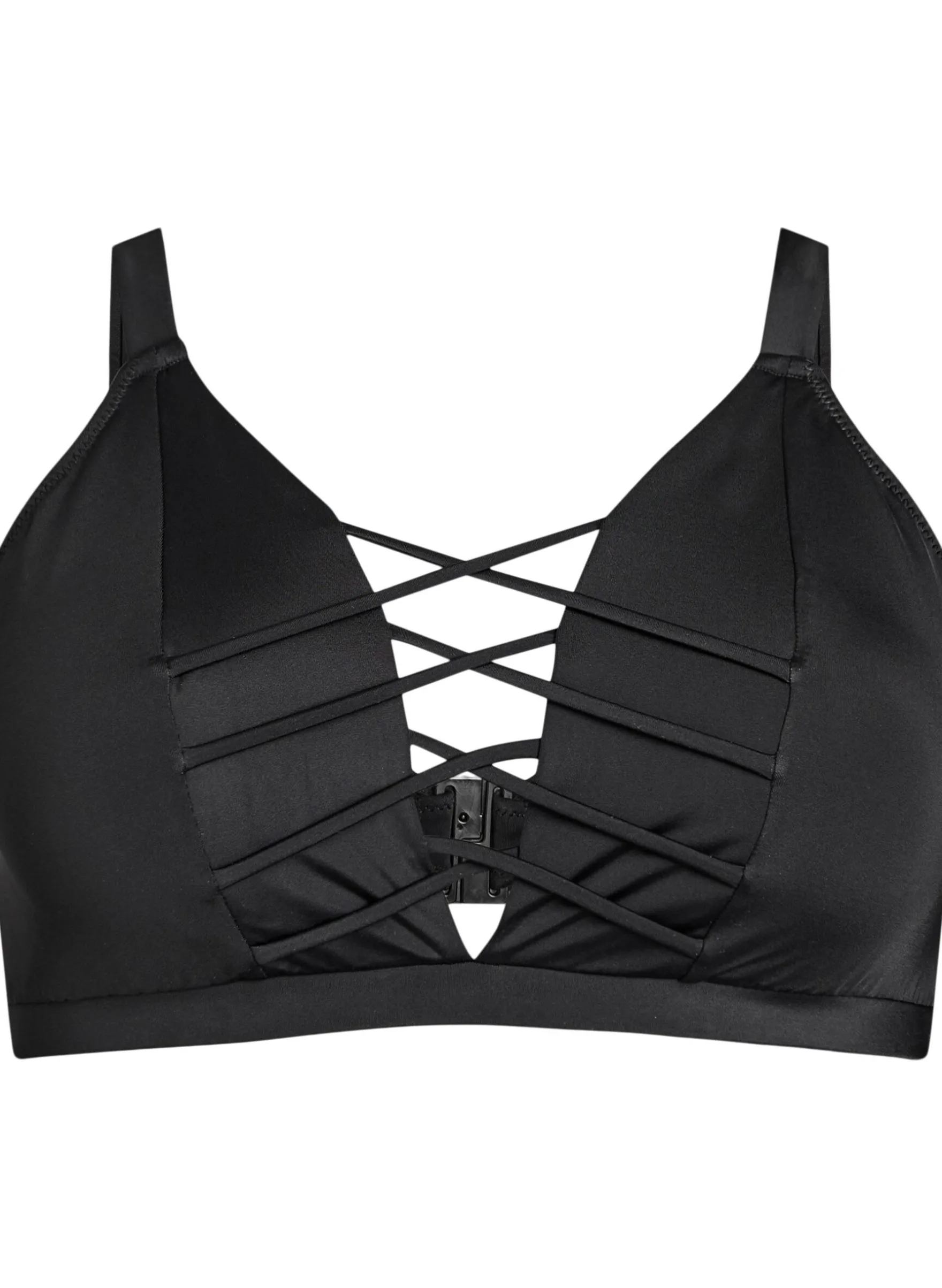 Bikini-Top mit Bänderdetail