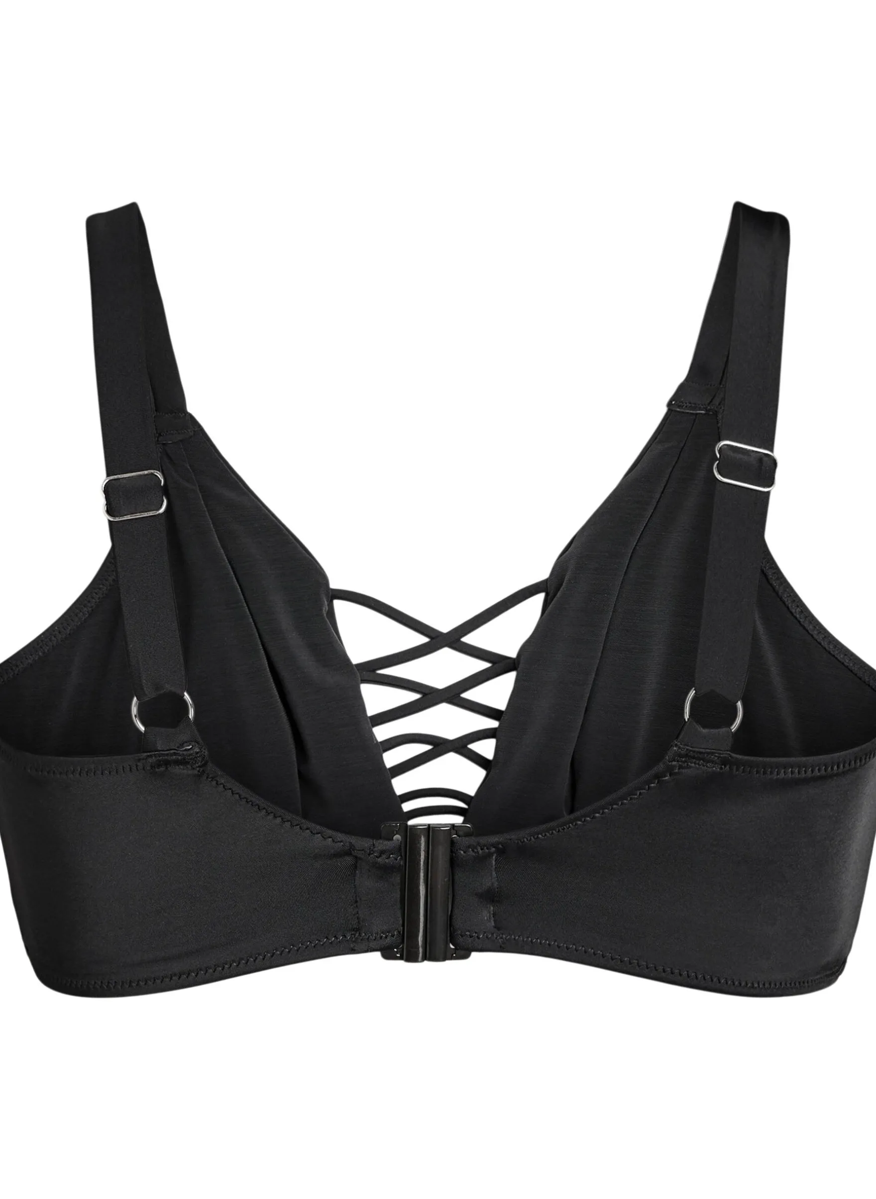 Bikini-Top mit Bänderdetail