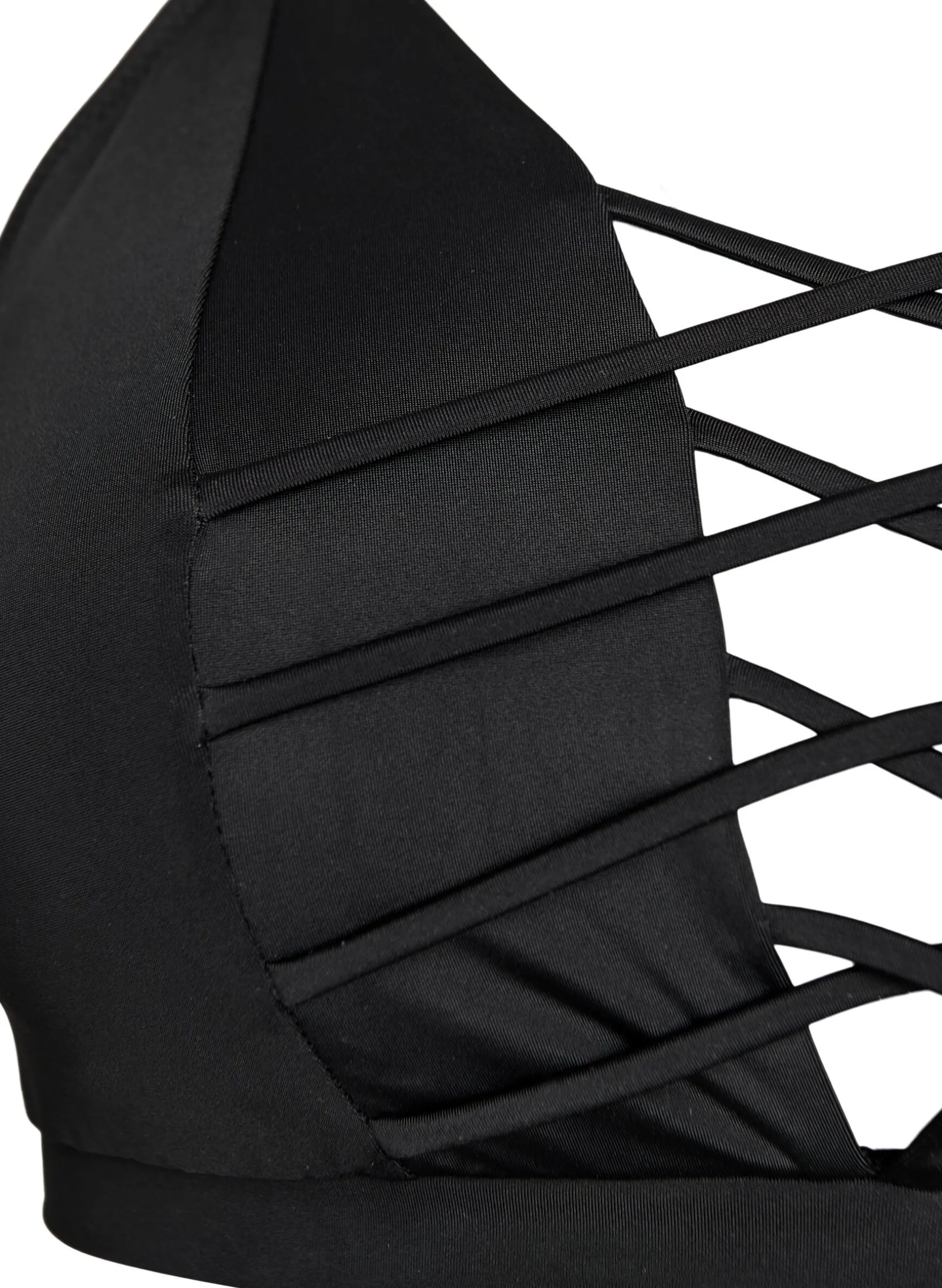 Bikini-Top mit Bänderdetail