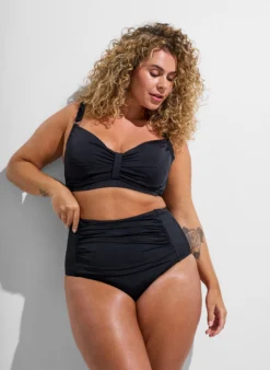 Bikini-Unterteil mit hoher Taille