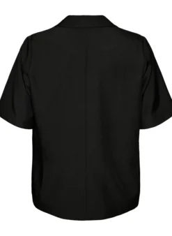Blazer mit kurzen Ärmeln und Revers