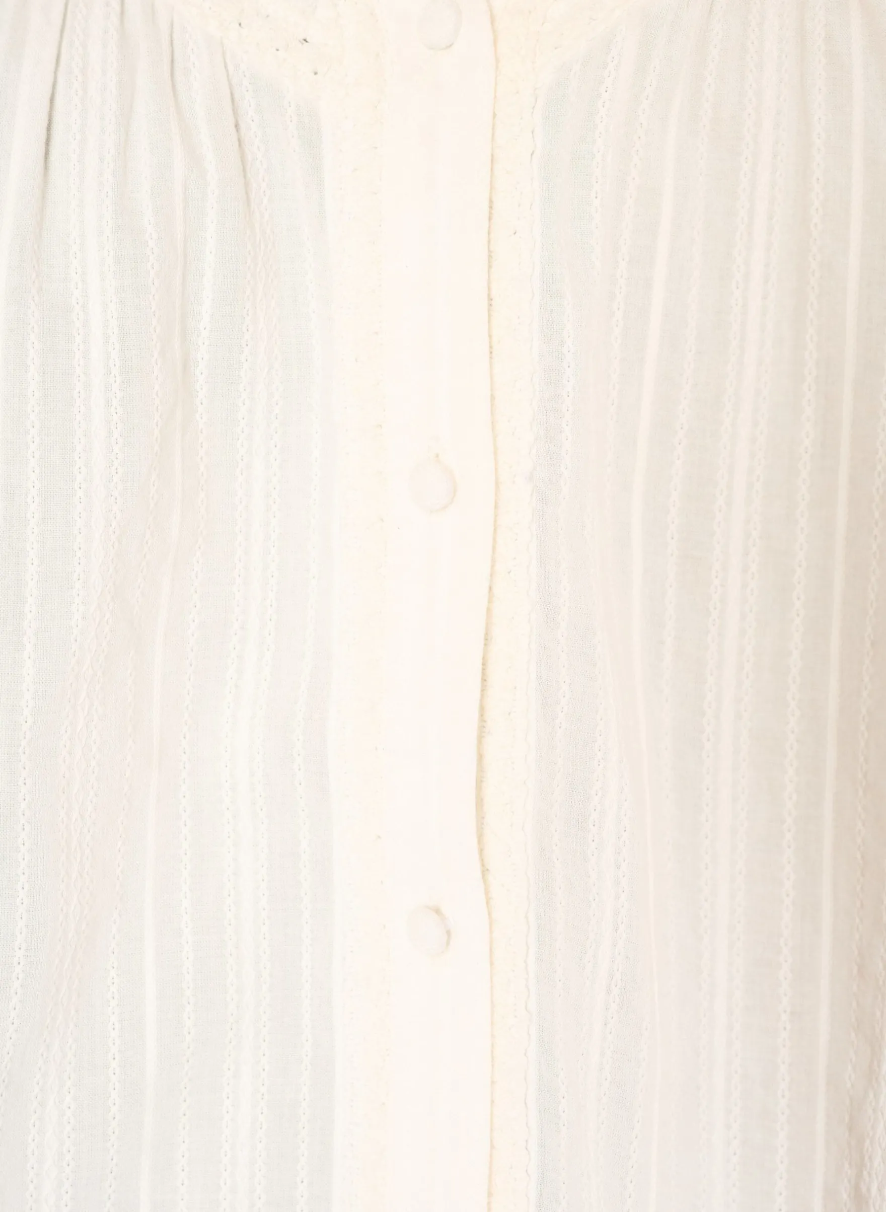 Bluse aus Baumwolle mit Zierbändern
