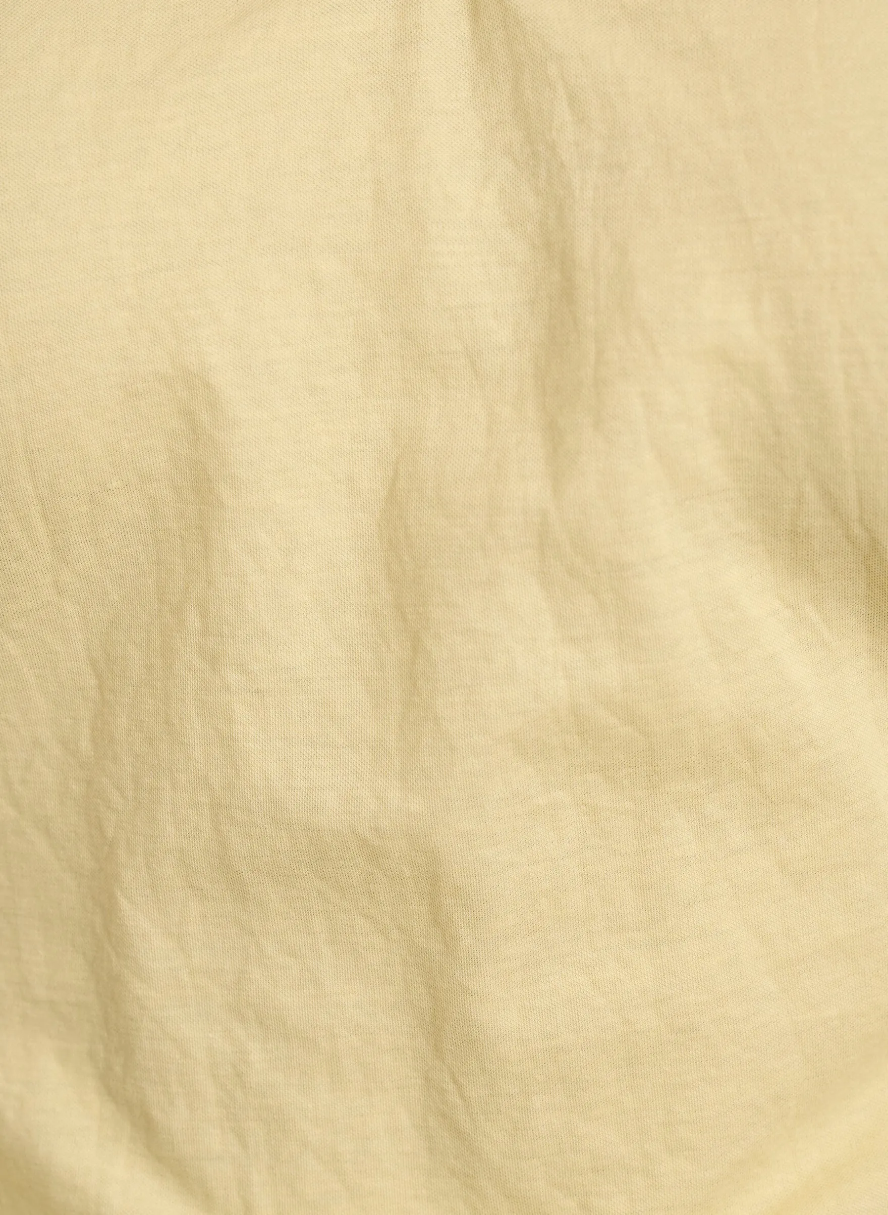 Bluse aus einer Baumwollmischung mit V-Ausschnitt und Bindeband