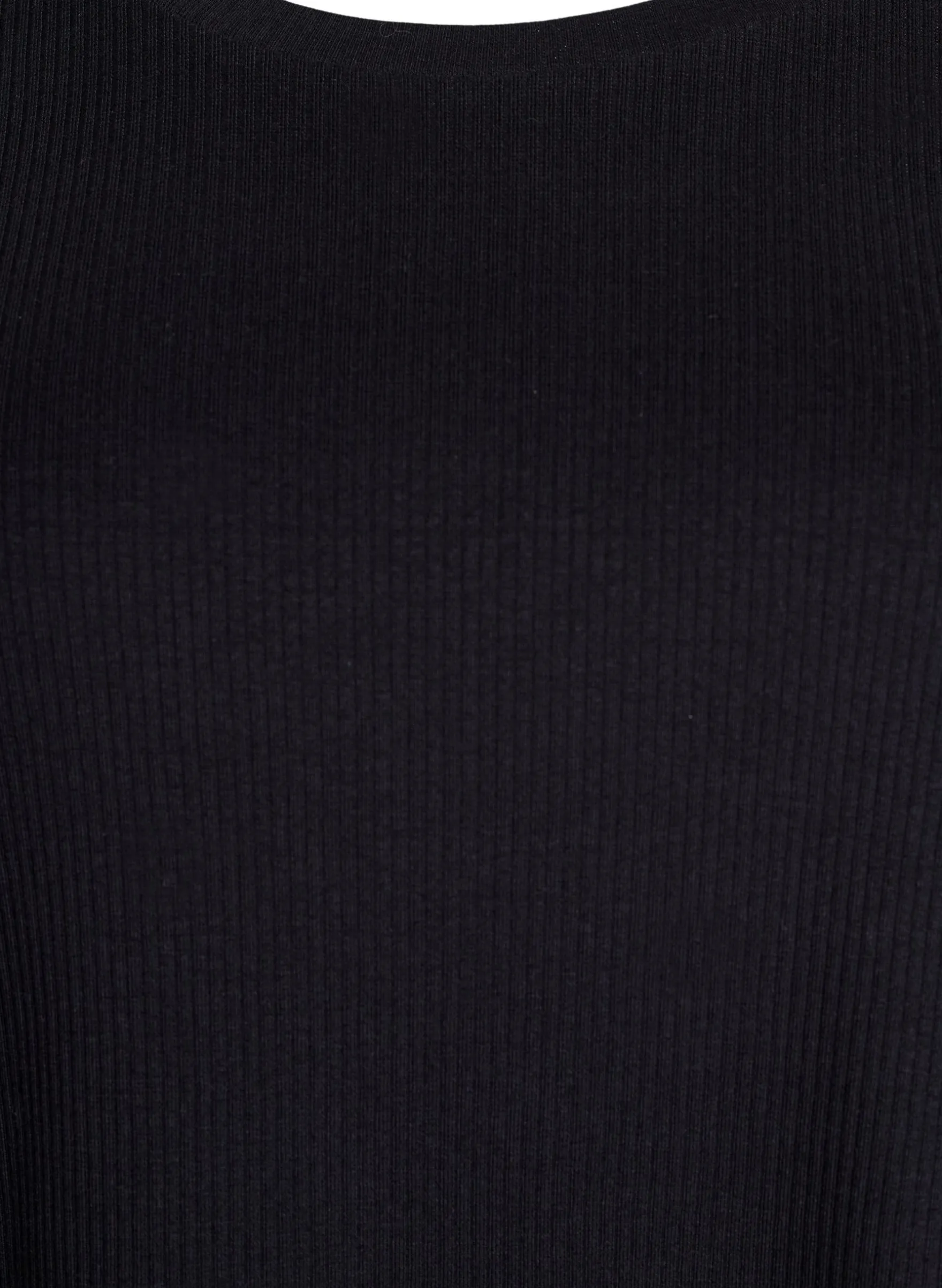 Bluse aus geripptem Jersey mit kurzen Ärmeln