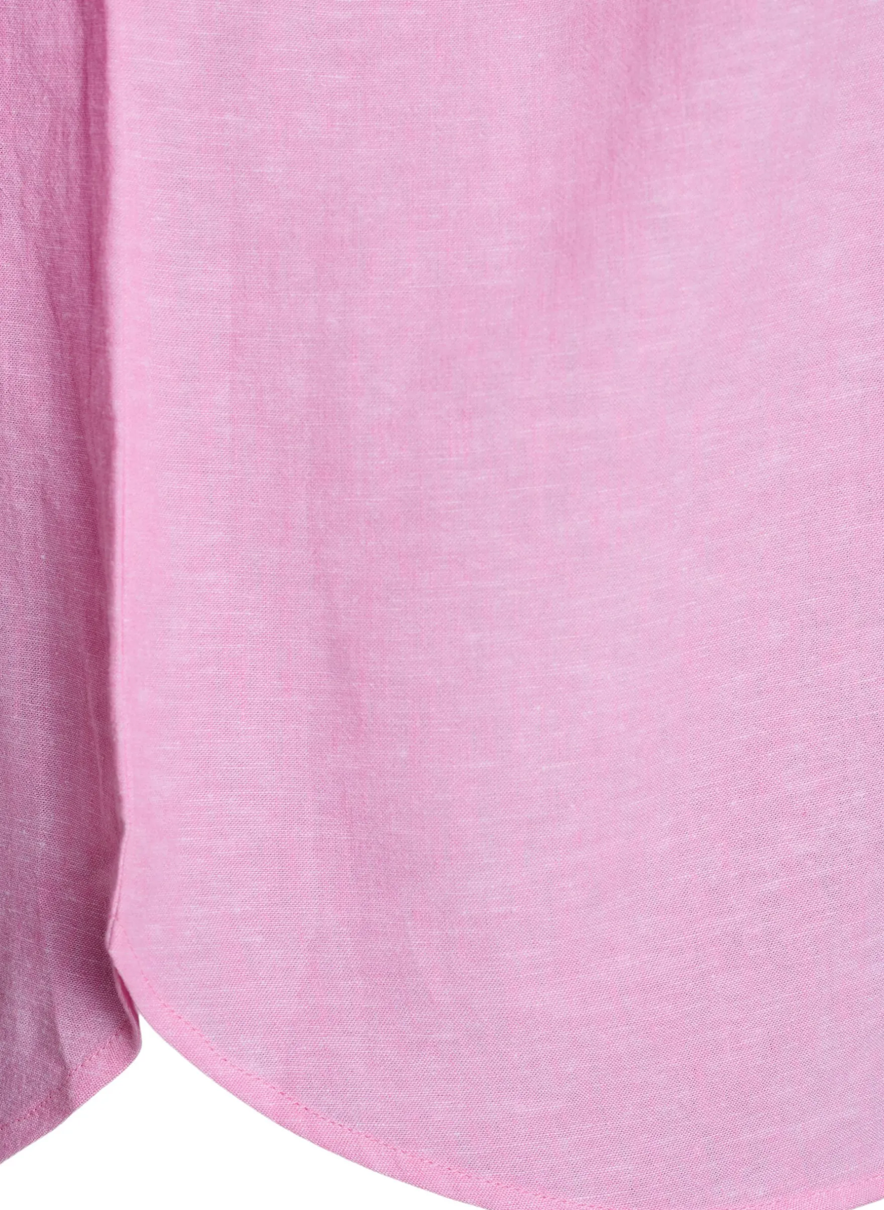 Bluse aus Leinen und Viskose mit 3/4-Ärmeln