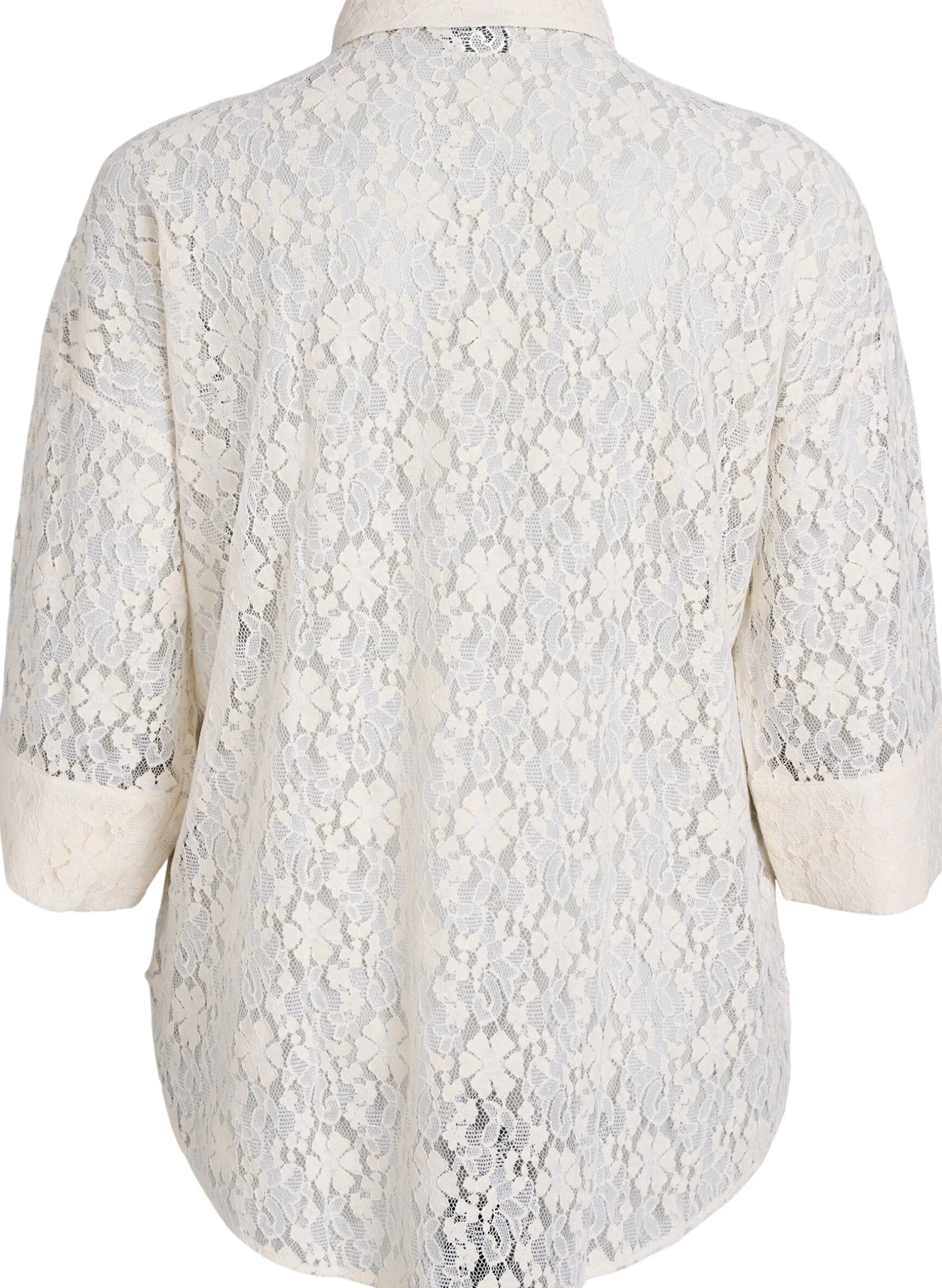 Bluse aus Spitze mit 3/4-Ärmeln