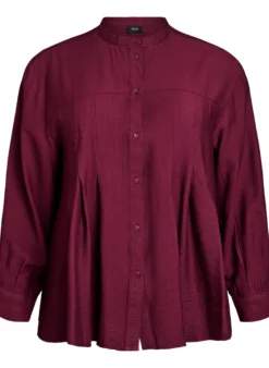 Bluse aus Viskose mit A-Linie